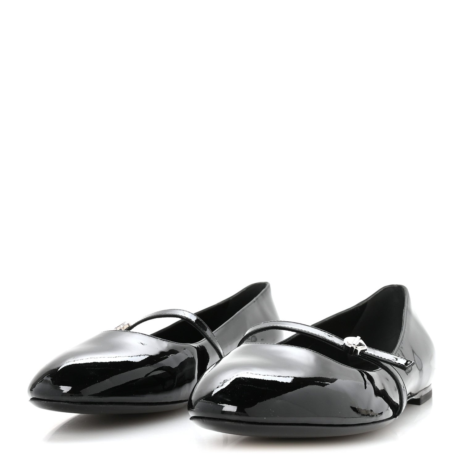 Louis Vuitton Patent Uniformes Ballet Flats 39.5 Black