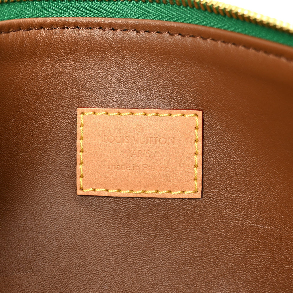 Louis Vuitton Calfskin Monogram Speedy P9 Bandouliere 50 Pochette Green