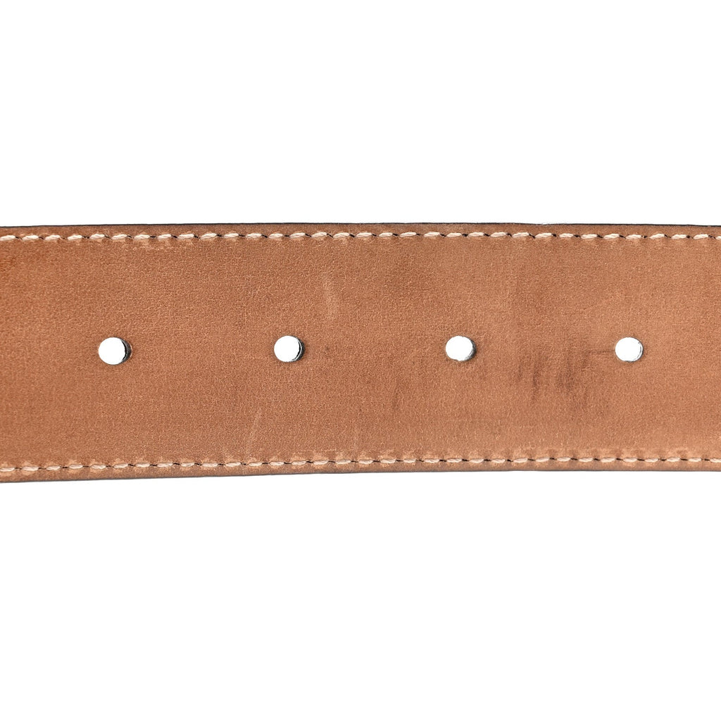 Gucci Moon Calfskin Interlocking G 37mm Belt 80 32 Glossy Pink