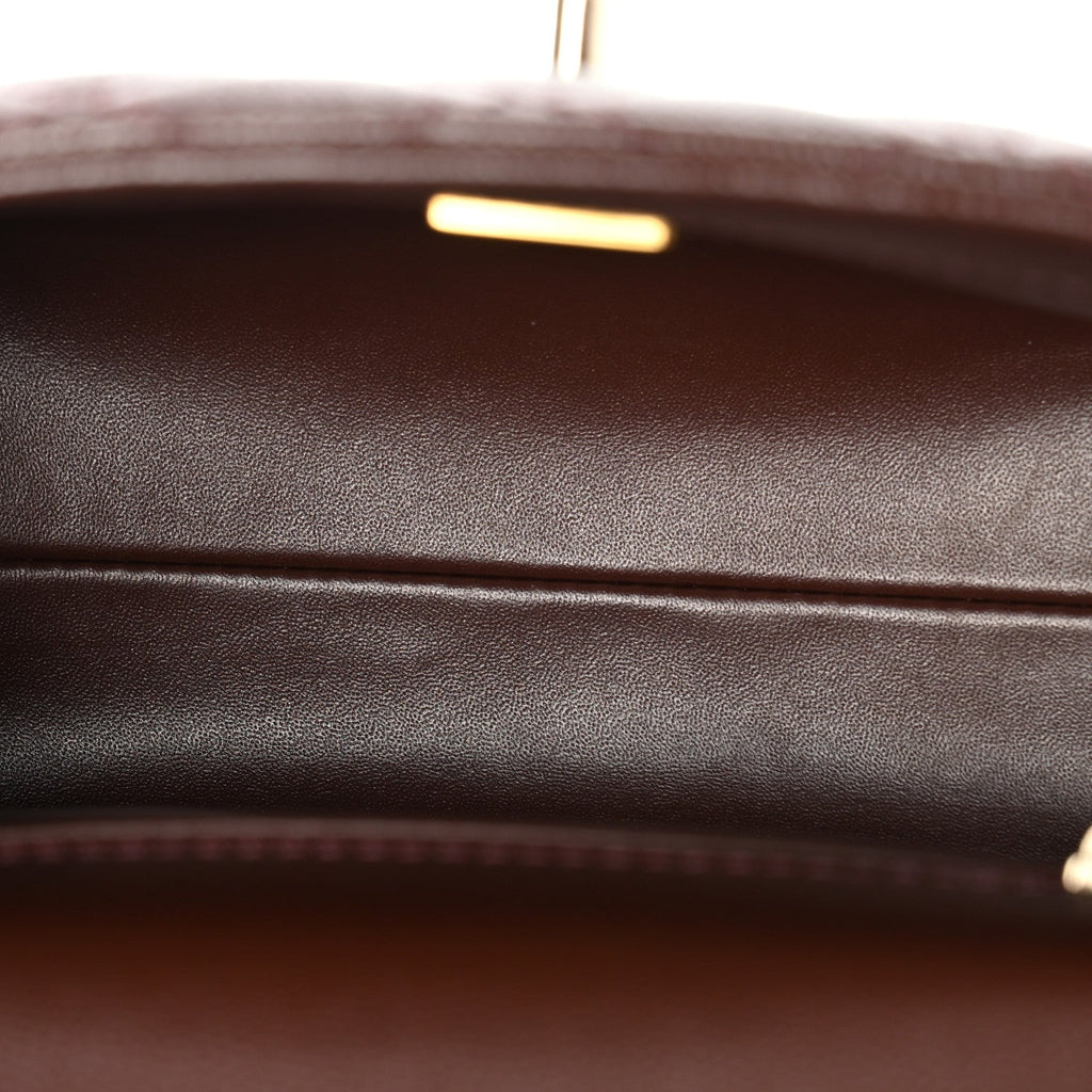 Chanel Caviar Quilted Extra Mini Coco Handle Flap Dark Brown