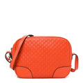 Gucci Soft Microguccissima Mini Bree Messenger Bag Sun Orange
