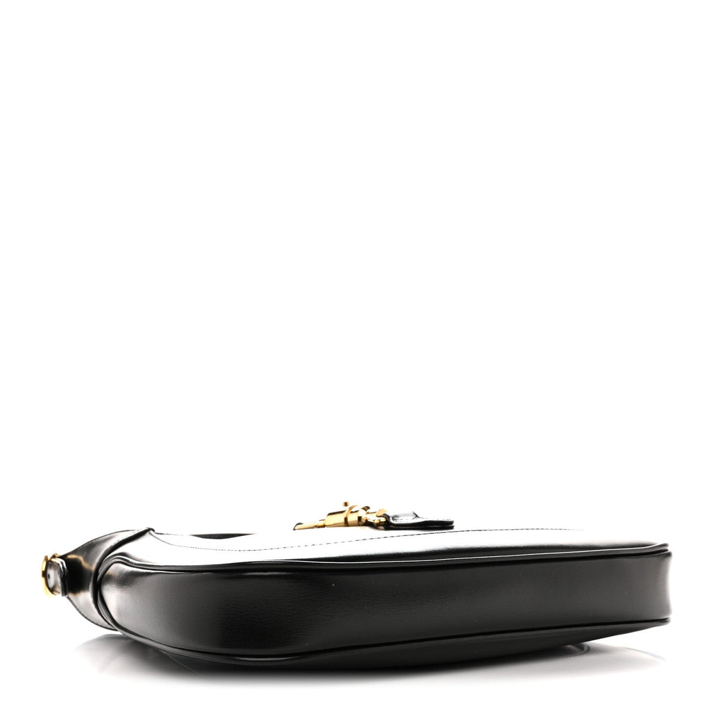Gucci Boarded Dyana Lux Calfskin Small Jackie 1961 Hobo Black