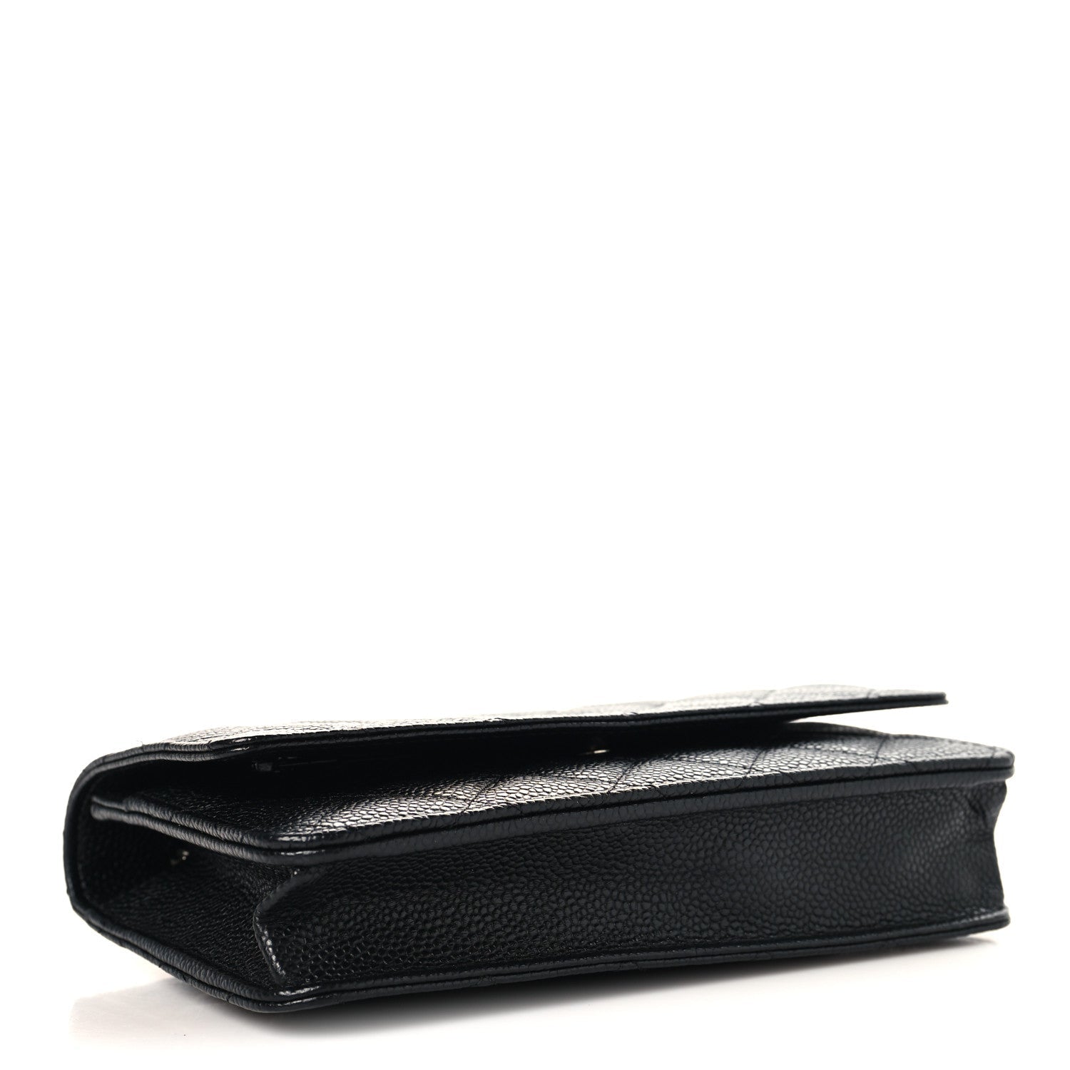 Chanel Caviar Quilted Wallet on Chain WOC Black