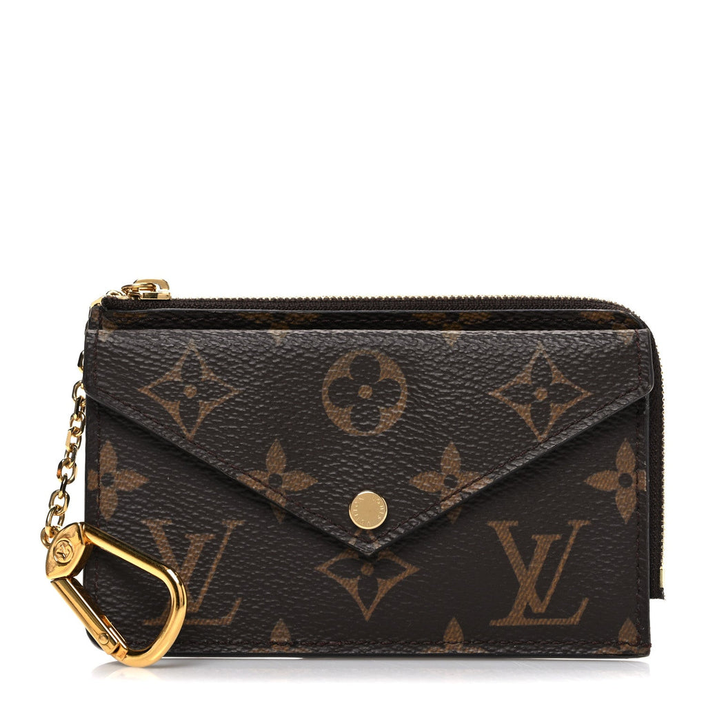 Louis Vuitton Monogram Recto Verso Card Holder Black