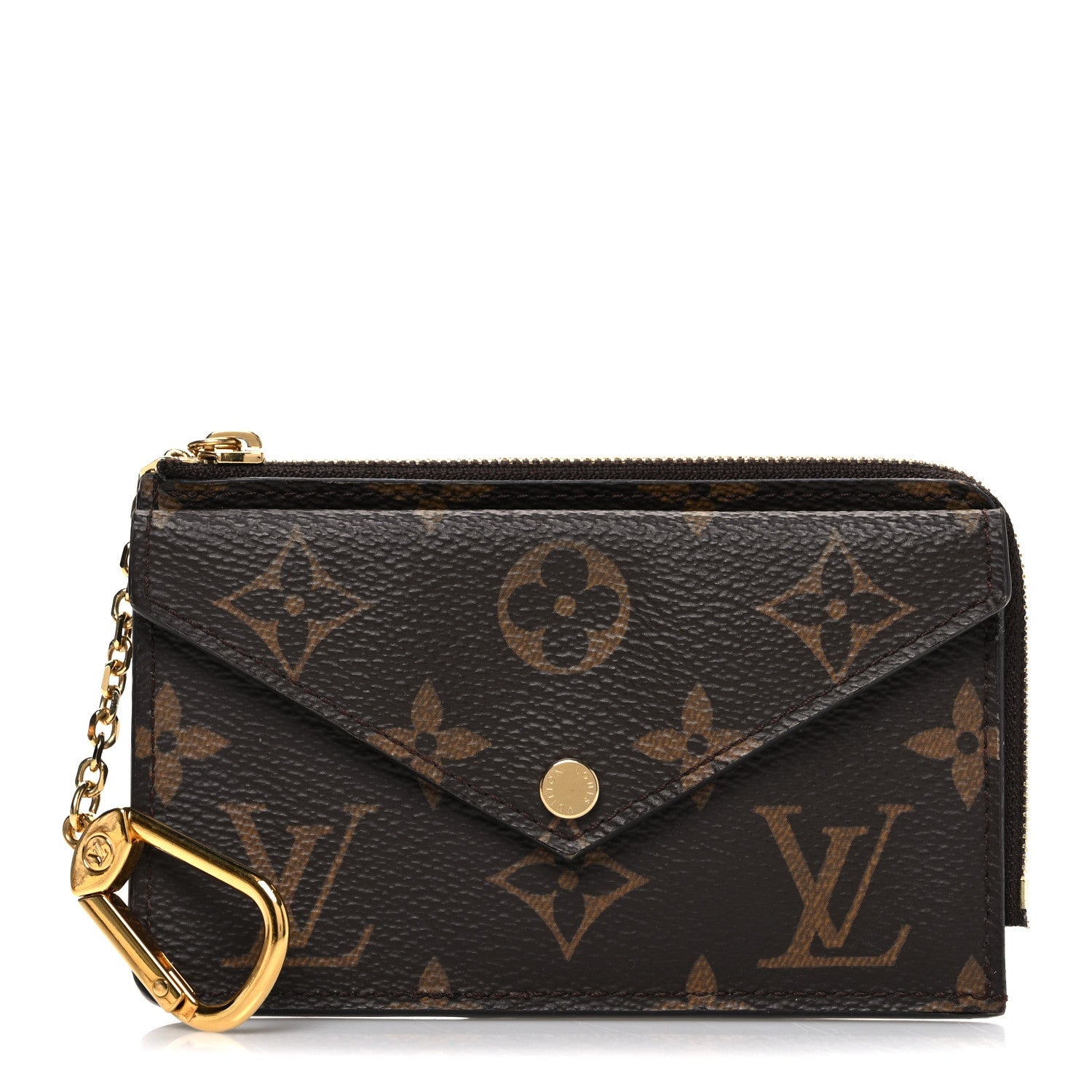 Louis Vuitton Monogram Recto Verso Card Holder Black