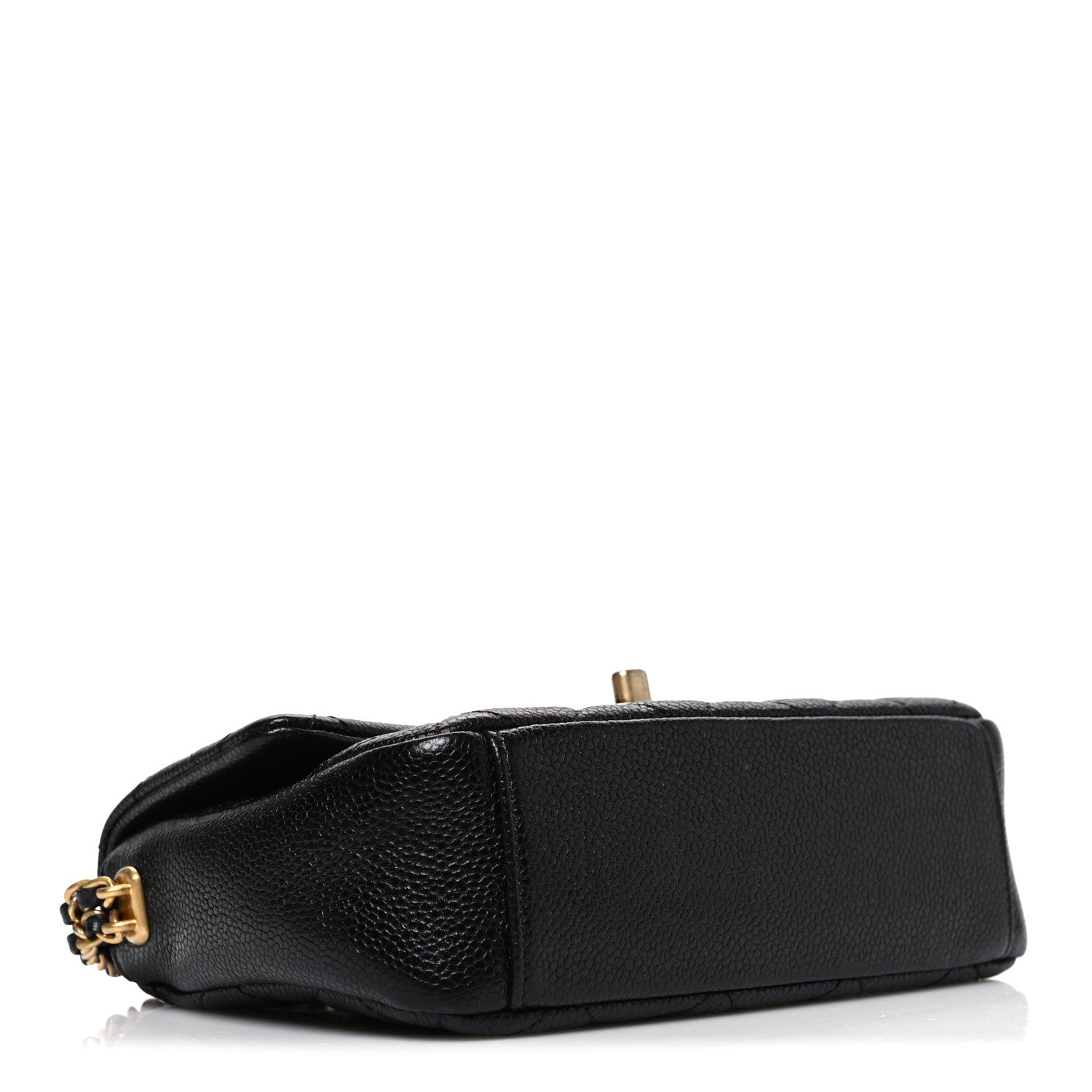Chanel Caviar Quilted Mini Chain Soul Flap Black
