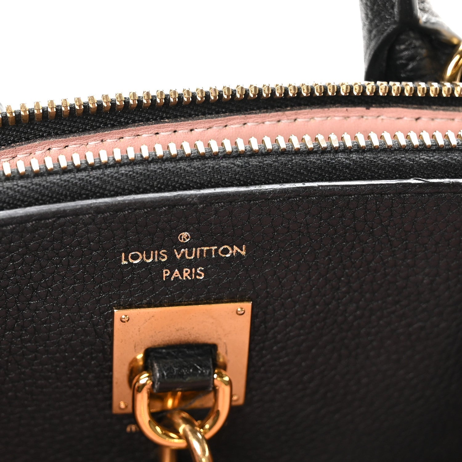 Louis Vuitton Taurillon City Steamer PM Magnolia Pink Black