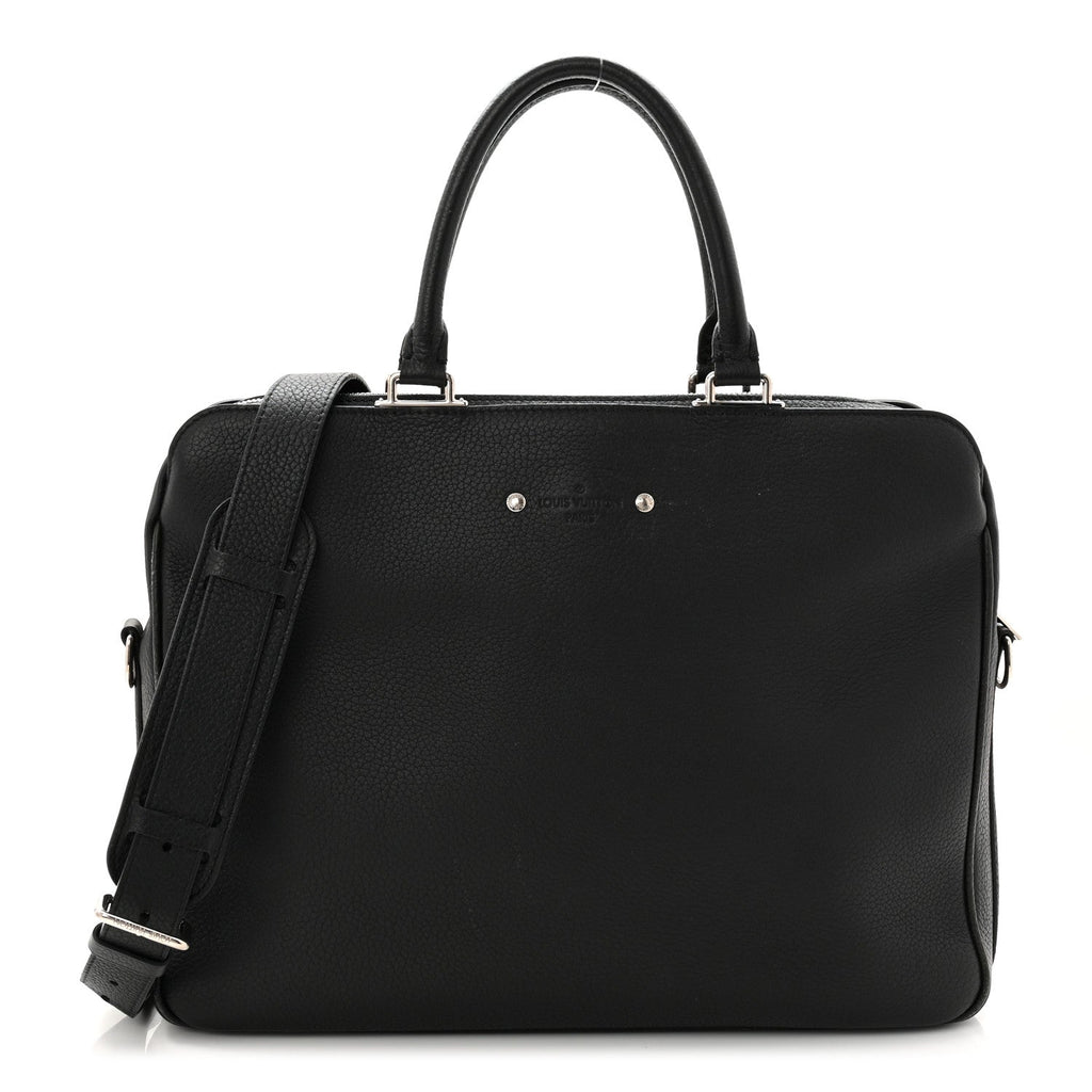 Louis Vuitton Taurillon Armand Briefcase Black