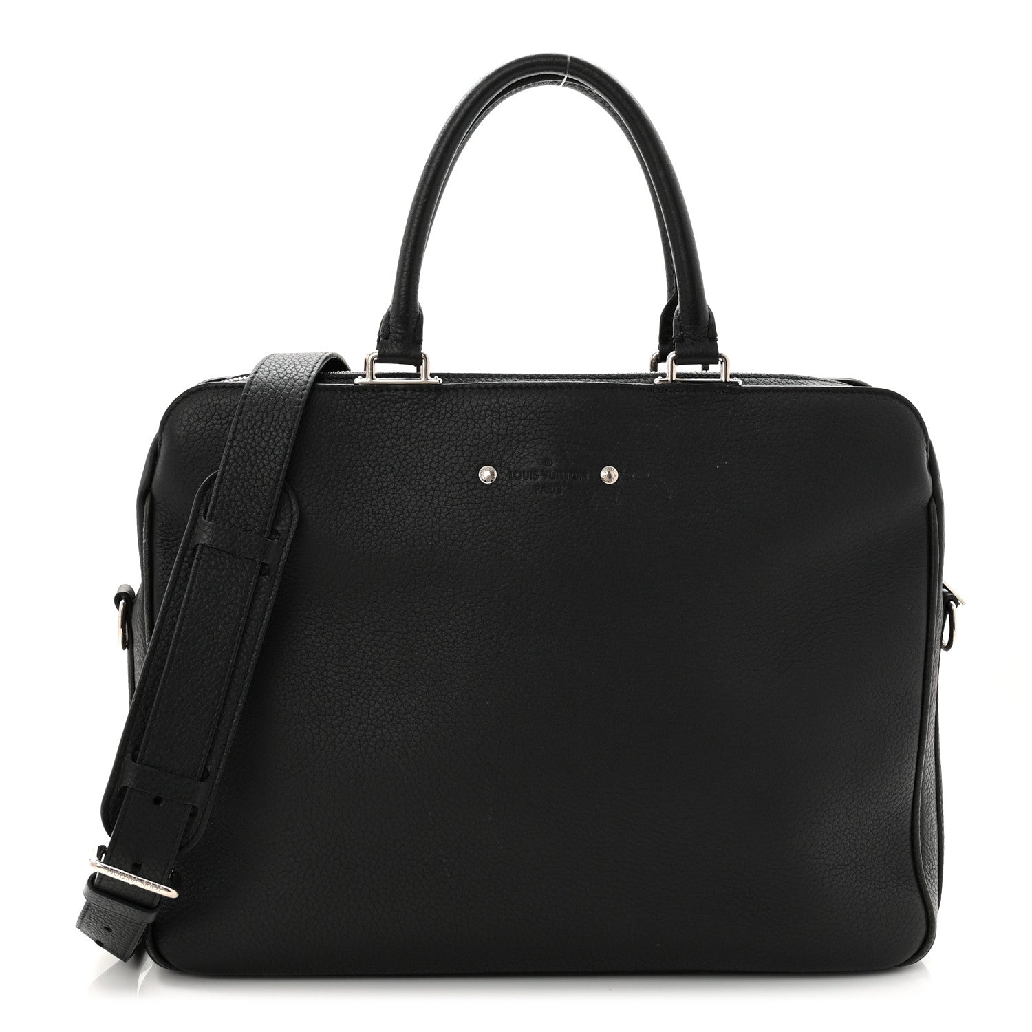 Louis Vuitton Taurillon Armand Briefcase Black