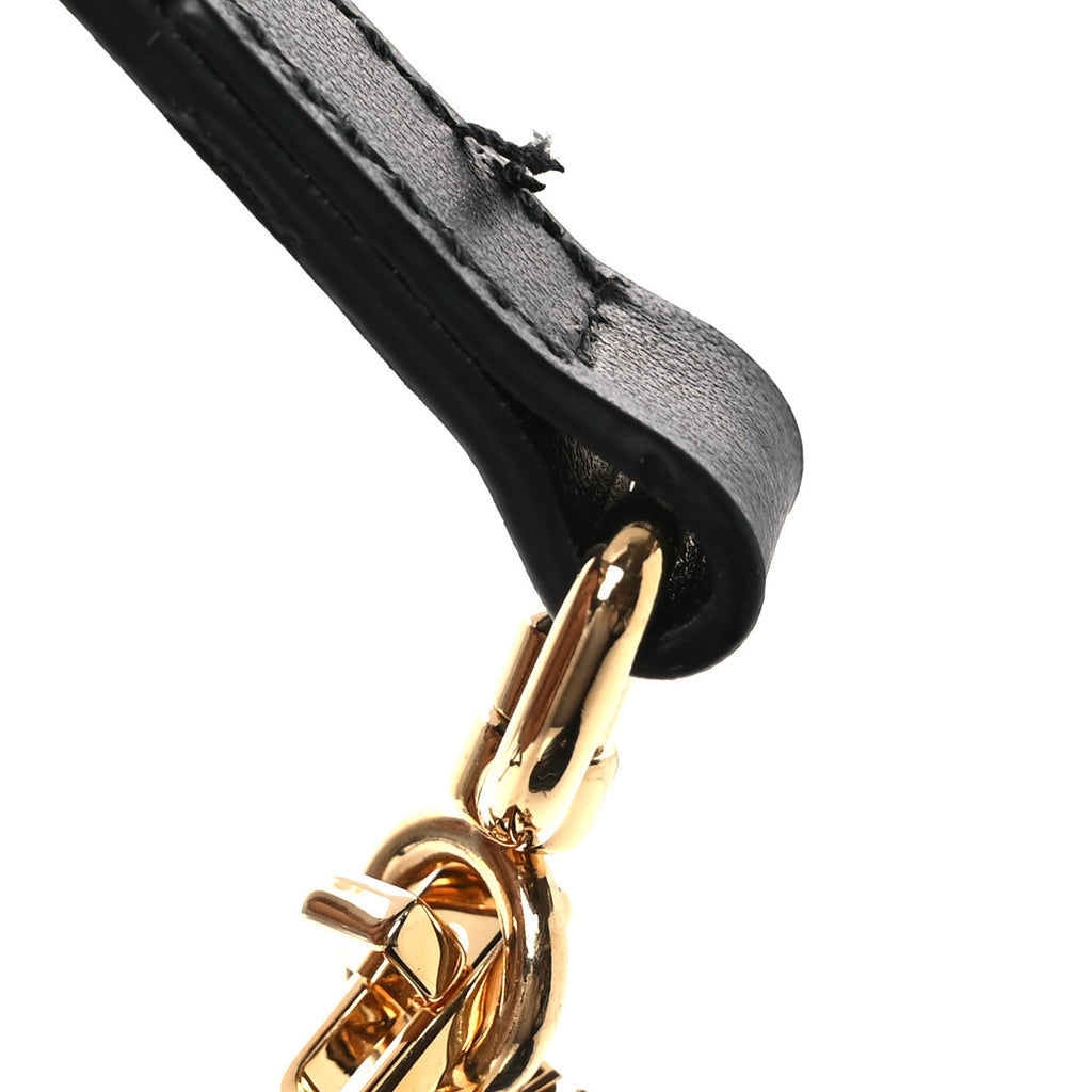 Gucci Calfskin Matelasse DDiagonal Mini Interlocking G Heart Shoulder Bag Black