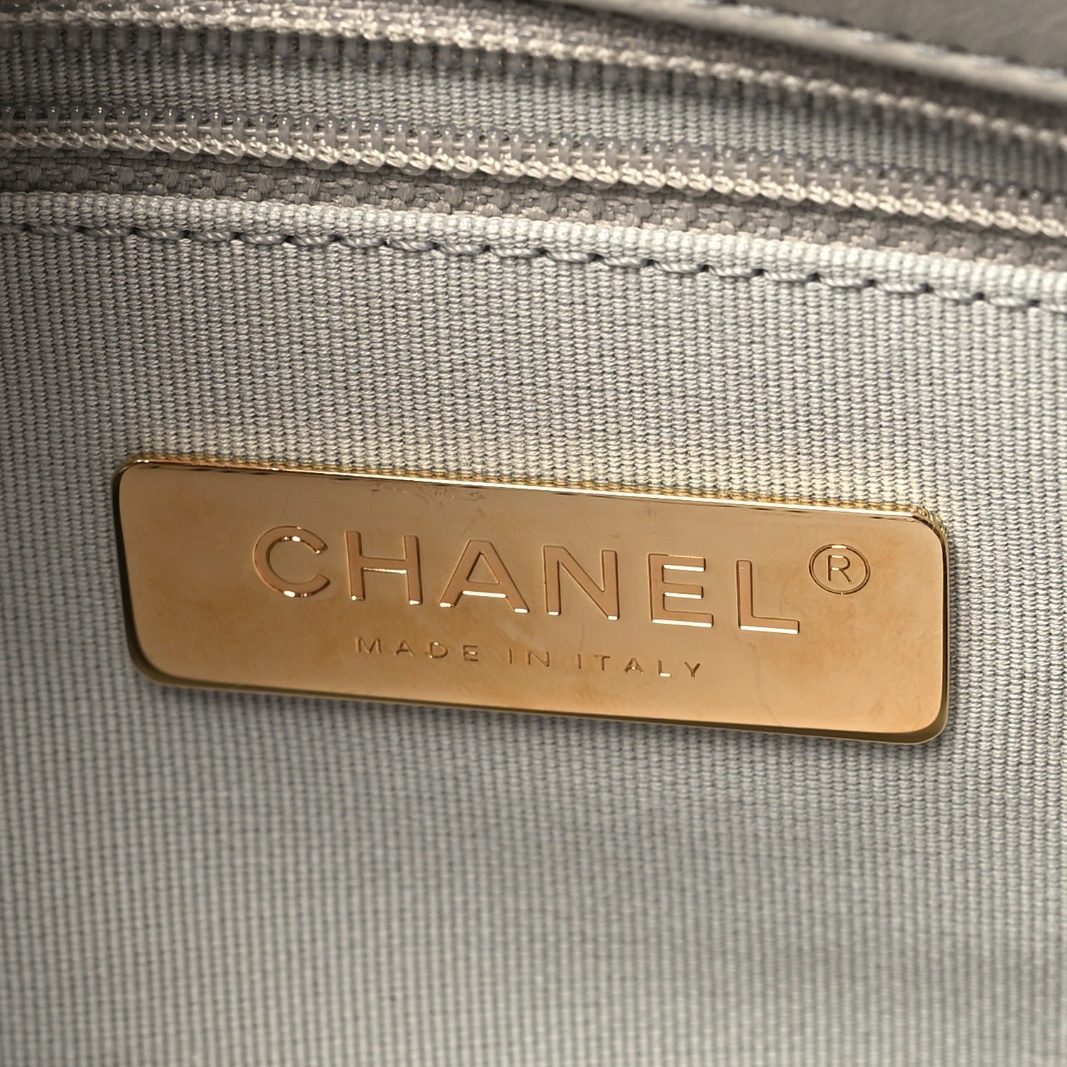 Chanel Lambskin Quilted Large Chanel 19 Flap Grey