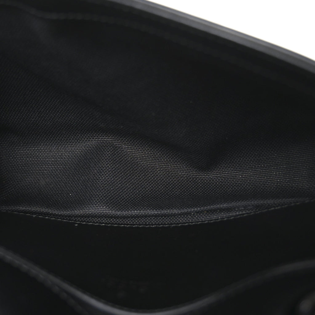 Gucci Calfskin Matelasse Monochrome Mini GG Marmont Shoulder Bag Black