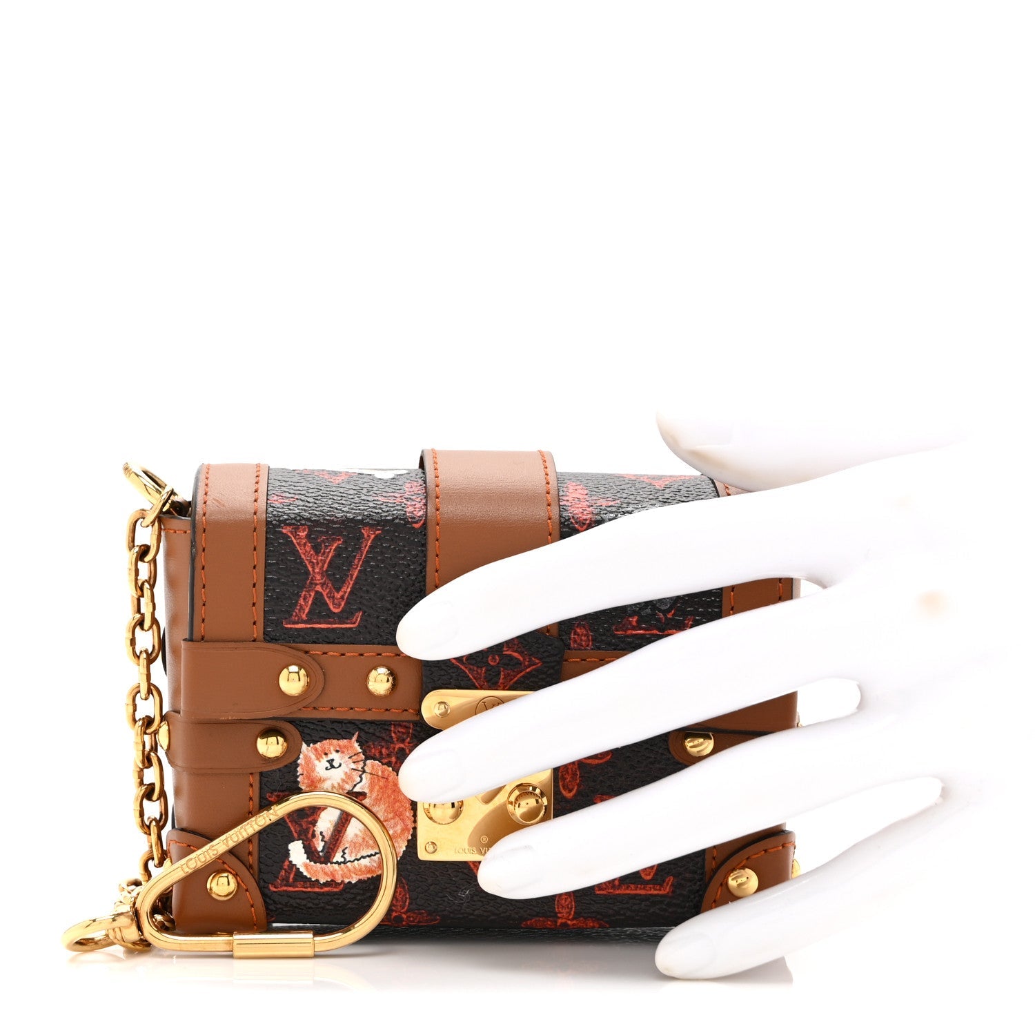 Louis Vuitton Catogram Essential Trunk Orange Marron