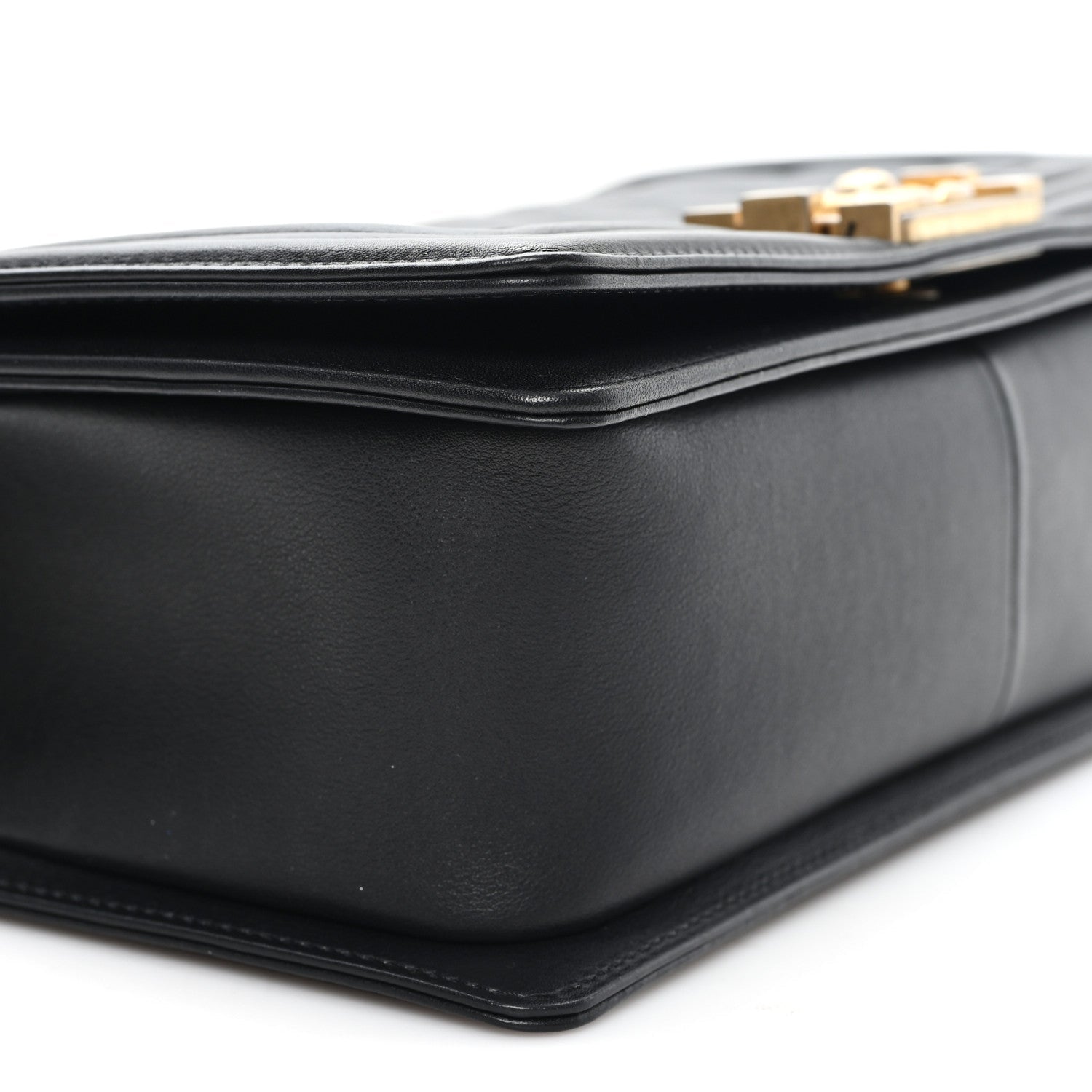 Chanel Calfskin Quilted Medium Boy Flap Black