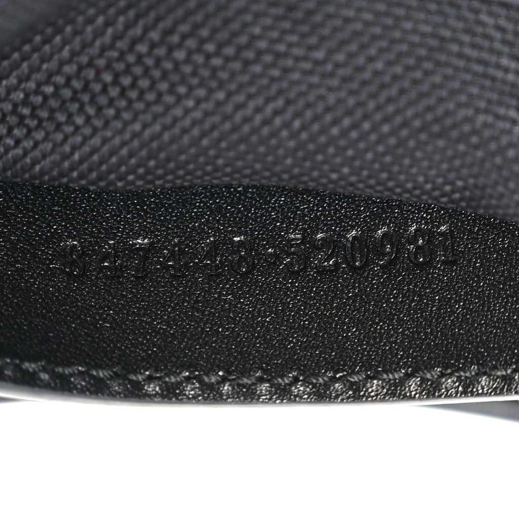 Gucci GG Calfskin Embossed Emblem Arabella Bag Black