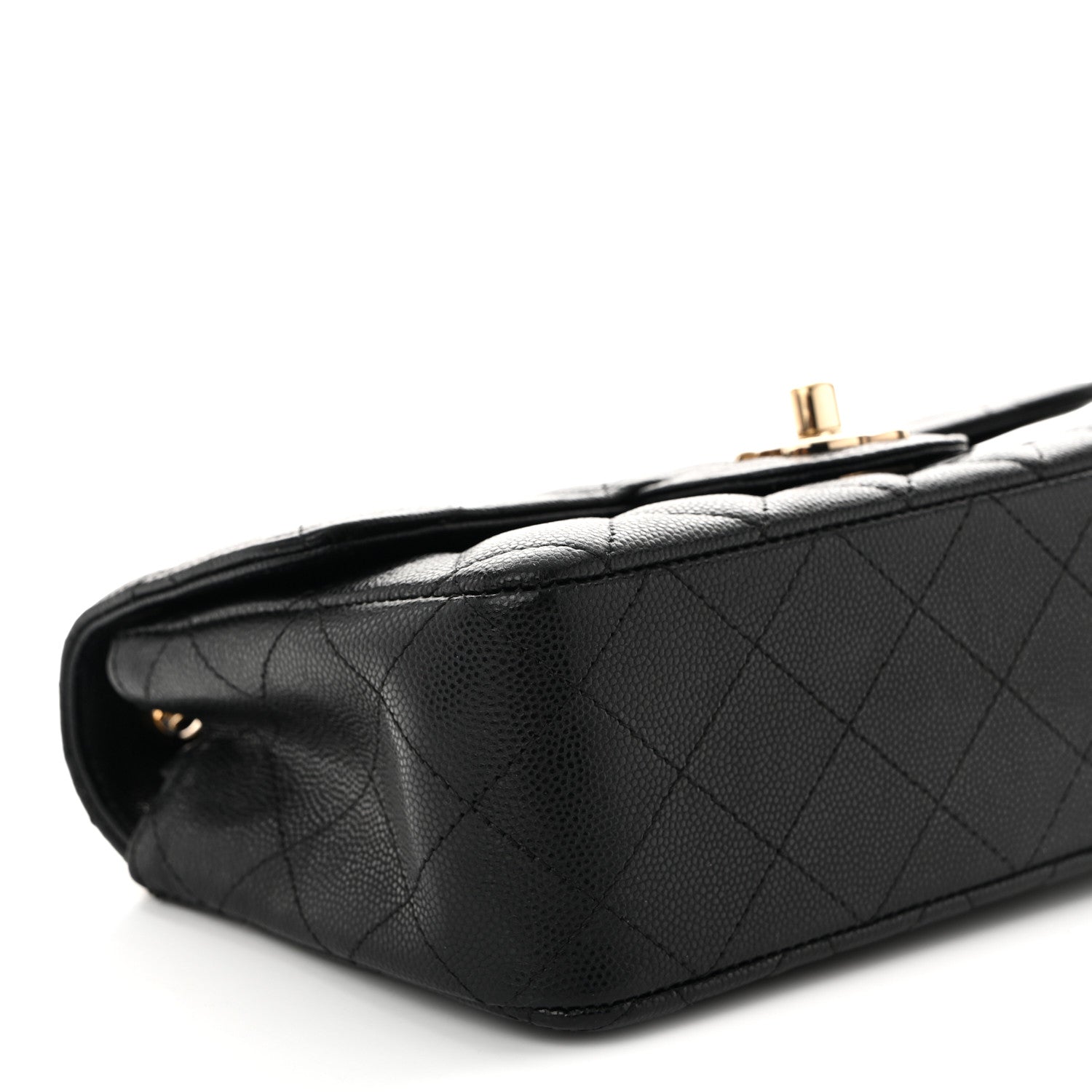 Chanel Caviar Quilted Mini Rectangular Flap Black
