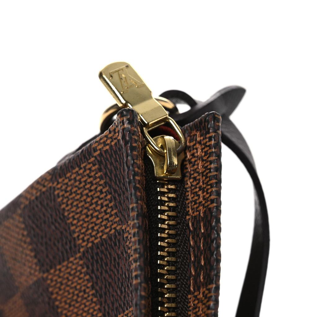 Louis Vuitton Damier Ebene Trousse Make Up Bag Pochette