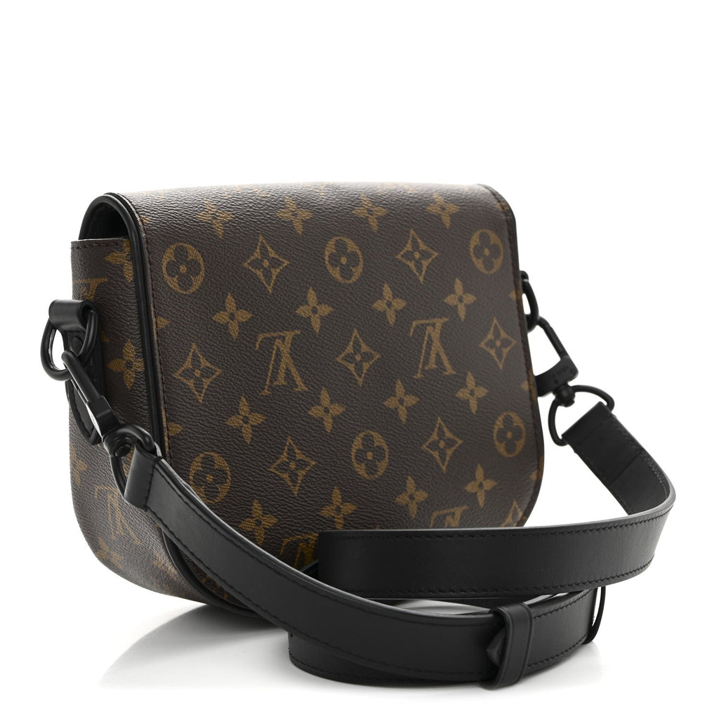 Louis Vuitton Monogram Macassar Montsouris Messenger PM