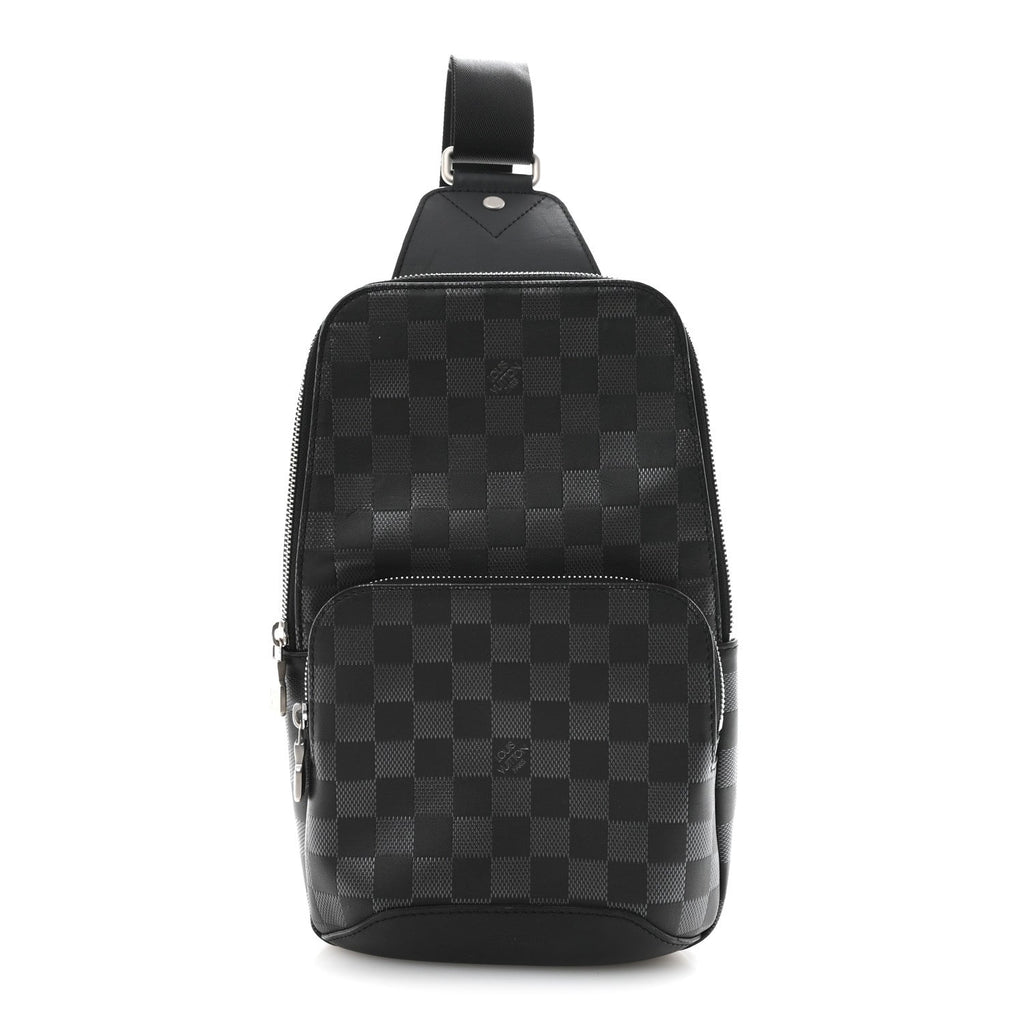 Louis Vuitton Damier Graphite Avenue Sling Bag Onyx Silver