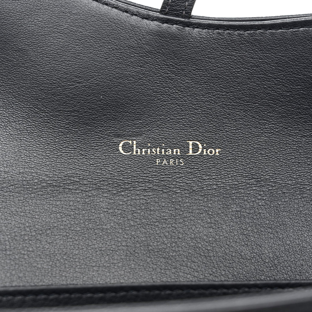 Christian Dior Oblique Saddle Chain Long Wallet Blue
