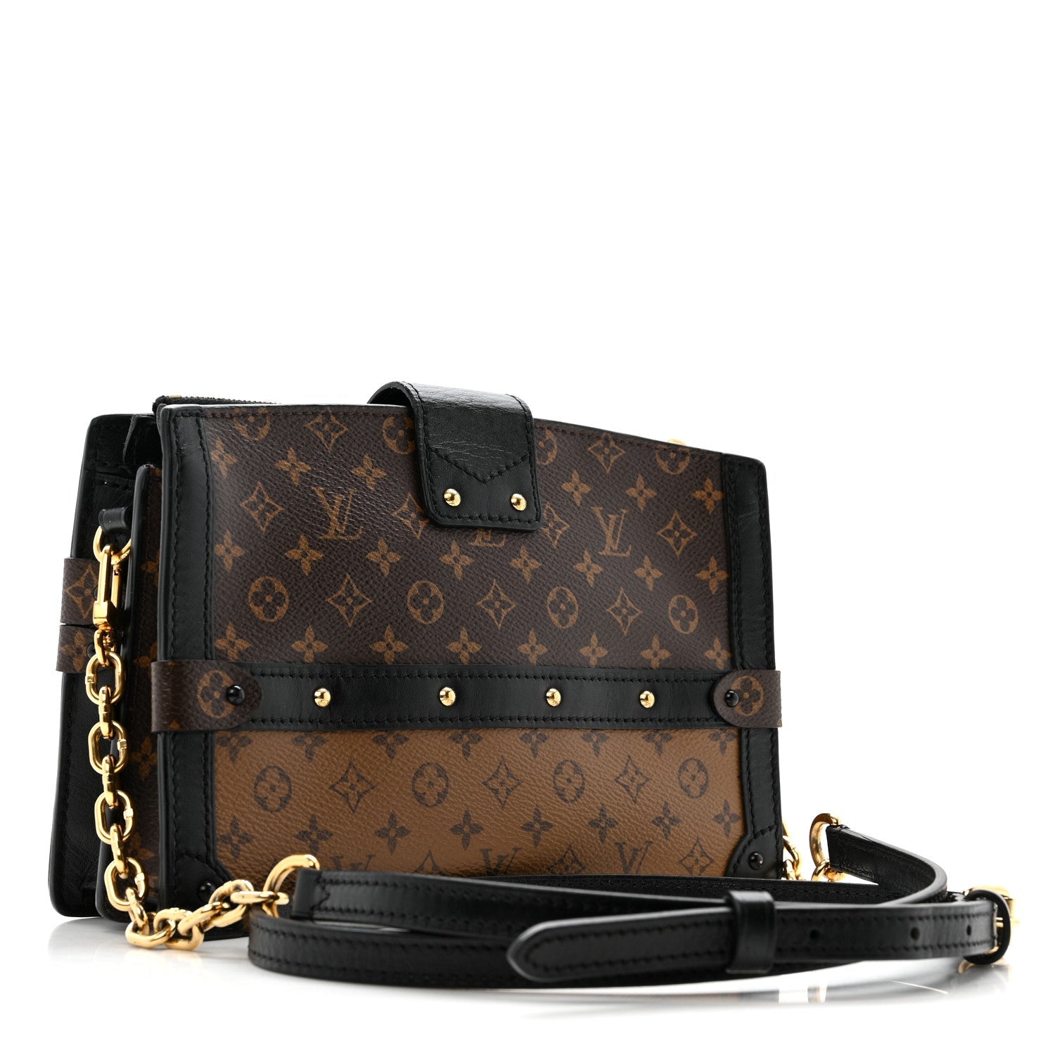 Louis Vuitton Reverse Monogram Trunk Clutch