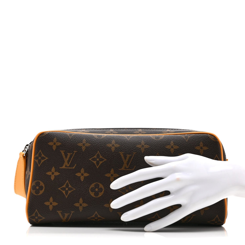 Louis Vuitton Monogram Dopp Kit Toilet Pouch  Safran Yellow