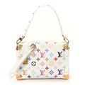 Louis Vuitton LV x TM Cowhide Monogram Multicolor Side Trunk MM White
