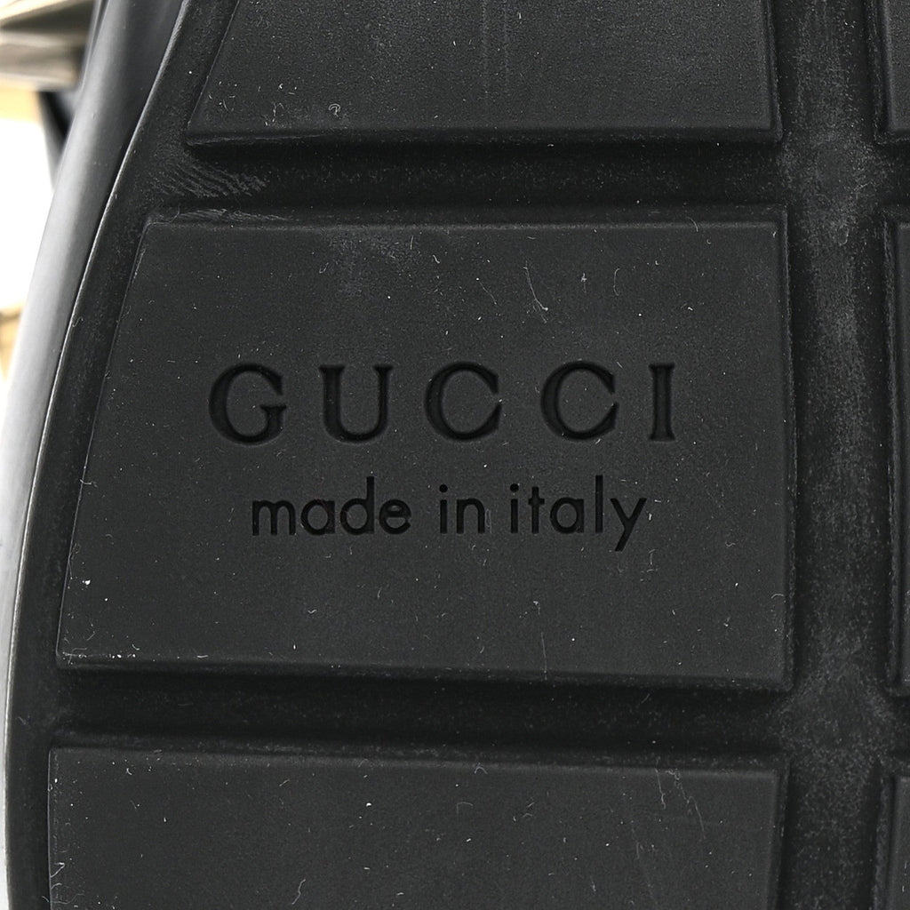 Gucci Demetra Spike Studded Mens Rhyton Sneakers 10 Black