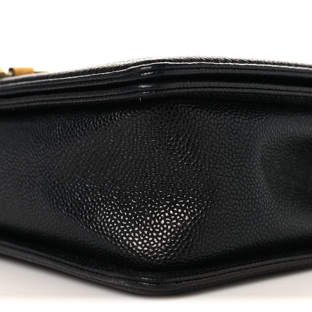 Chanel Caviar Quilted New Medium Boy Flap Black