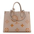 Louis Vuitton Empreinte Monogram Giant By The Pool Onthego MM Cream Saffron