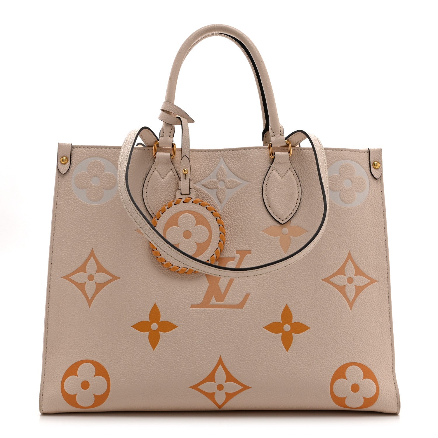 Louis Vuitton Empreinte Monogram Giant By The Pool Onthego MM Cream Saffron