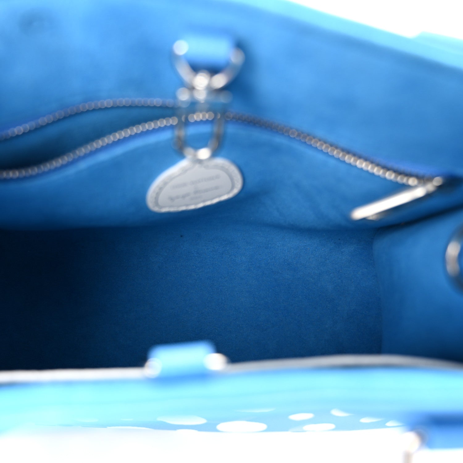 Louis Vuitton LV X YK Empreinte Monogram Giant Onthego PM Blue White