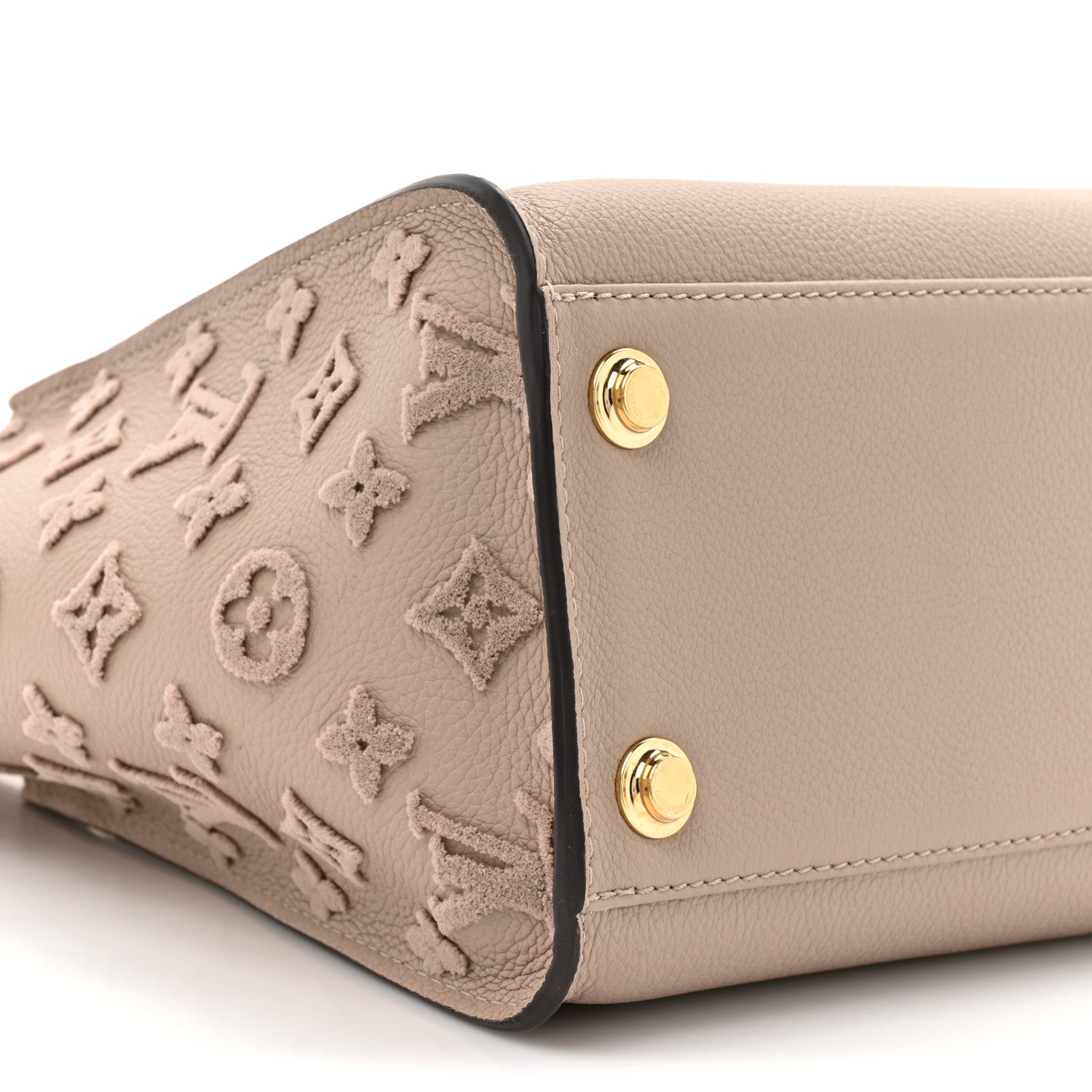 Louis Vuitton Calfskin Monogram Tufting On My Side Galet
