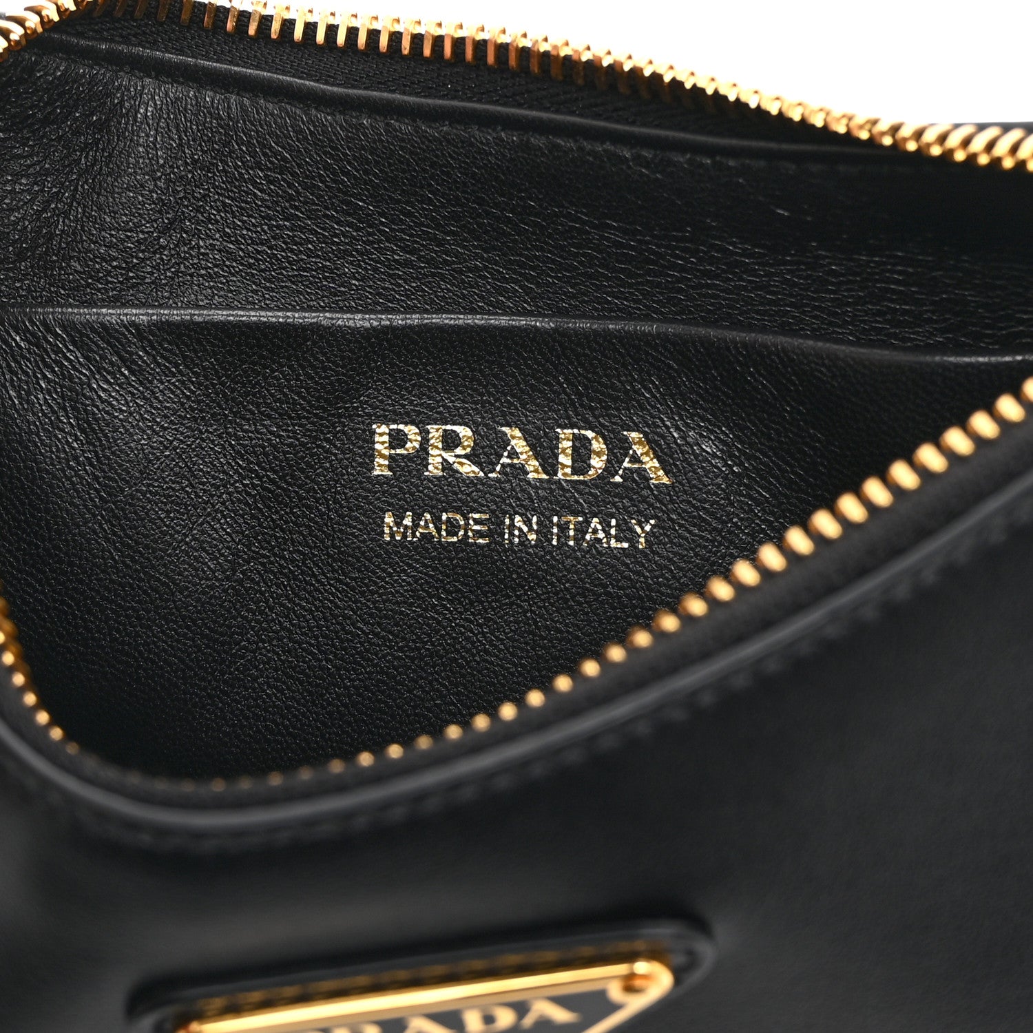 Prada Soft Calfskin Mini Arque Shoulder Bag Black