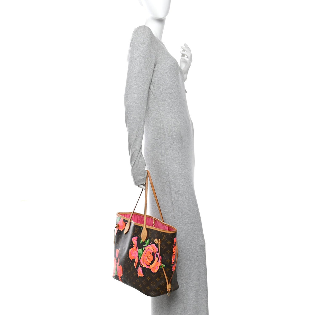 Louis Vuitton Monogram Roses Neverfull MM