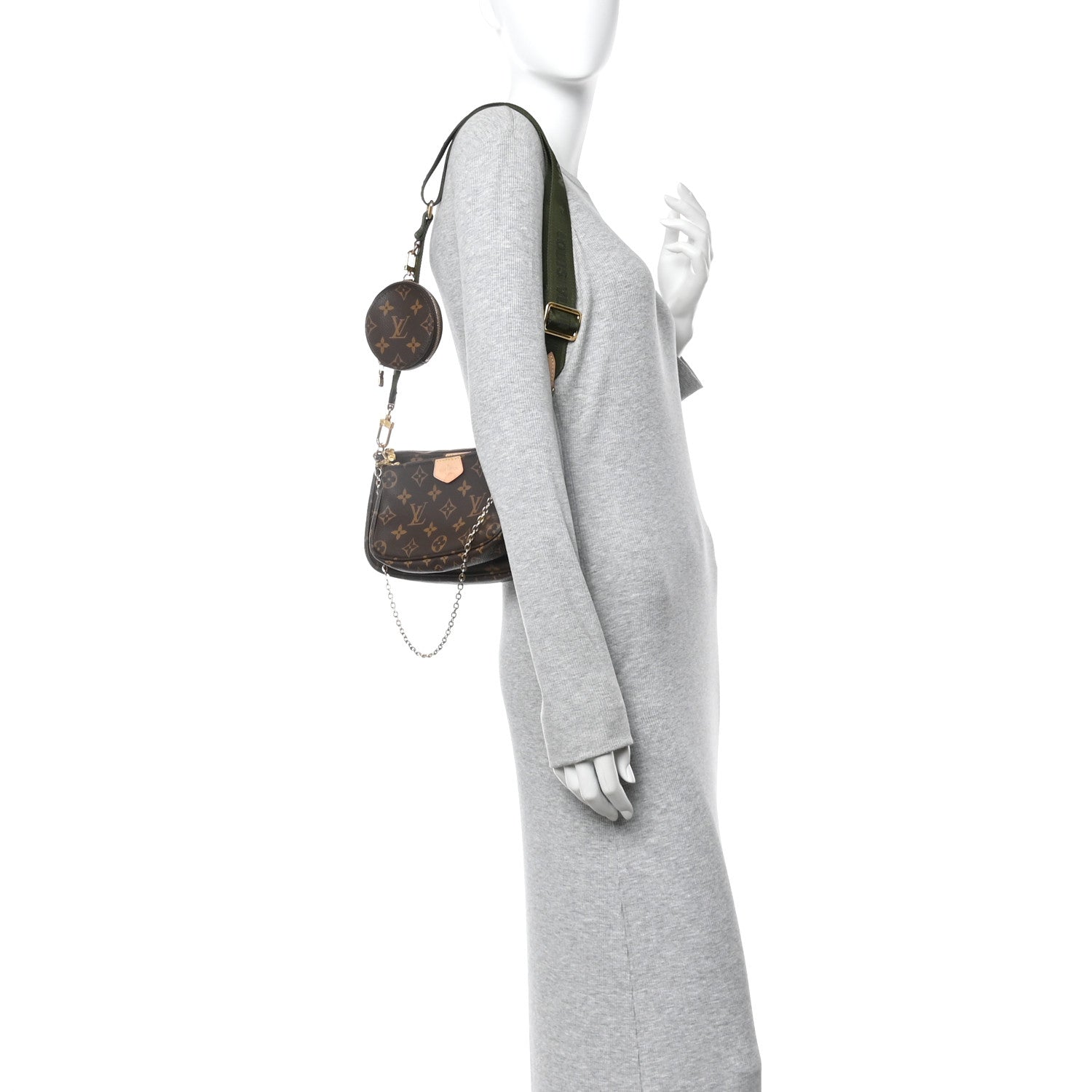 Louis Vuitton Monogram Multi Pochette Accessories Kaki