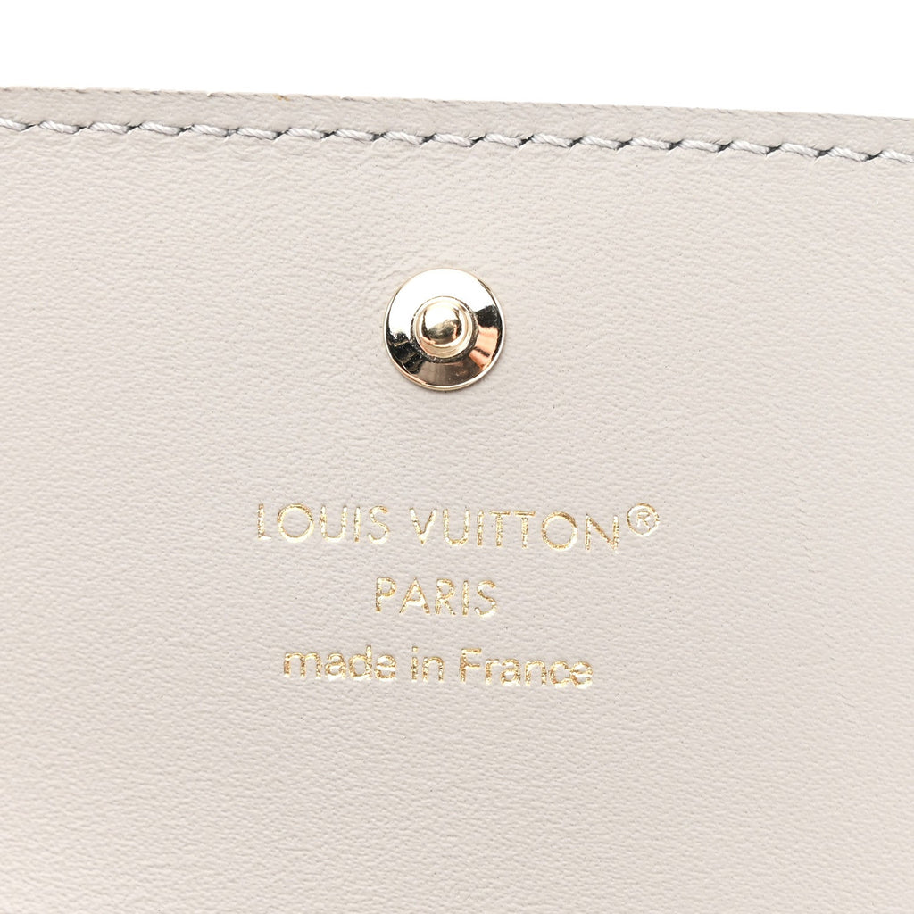 Louis Vuitton Taurillon Capucines Tiny Wallet Flint Grey