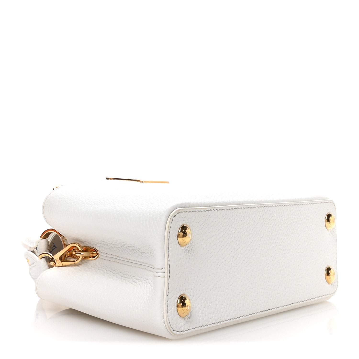 Louis Vuitton LV X TM Taurillon BB Capucines Blanc