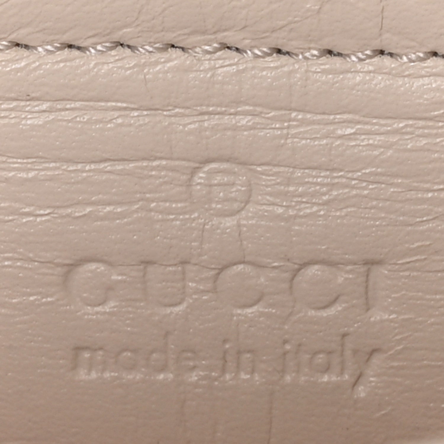 Gucci Calfskin Small Arli Flap Shoulder Bag Mystic White