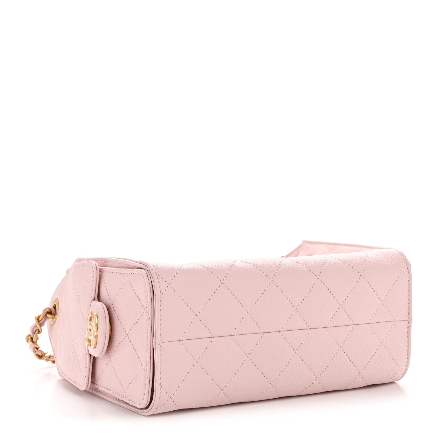 Chanel Caviar Quilted Mini Chanel 25 Handbag Light Pink