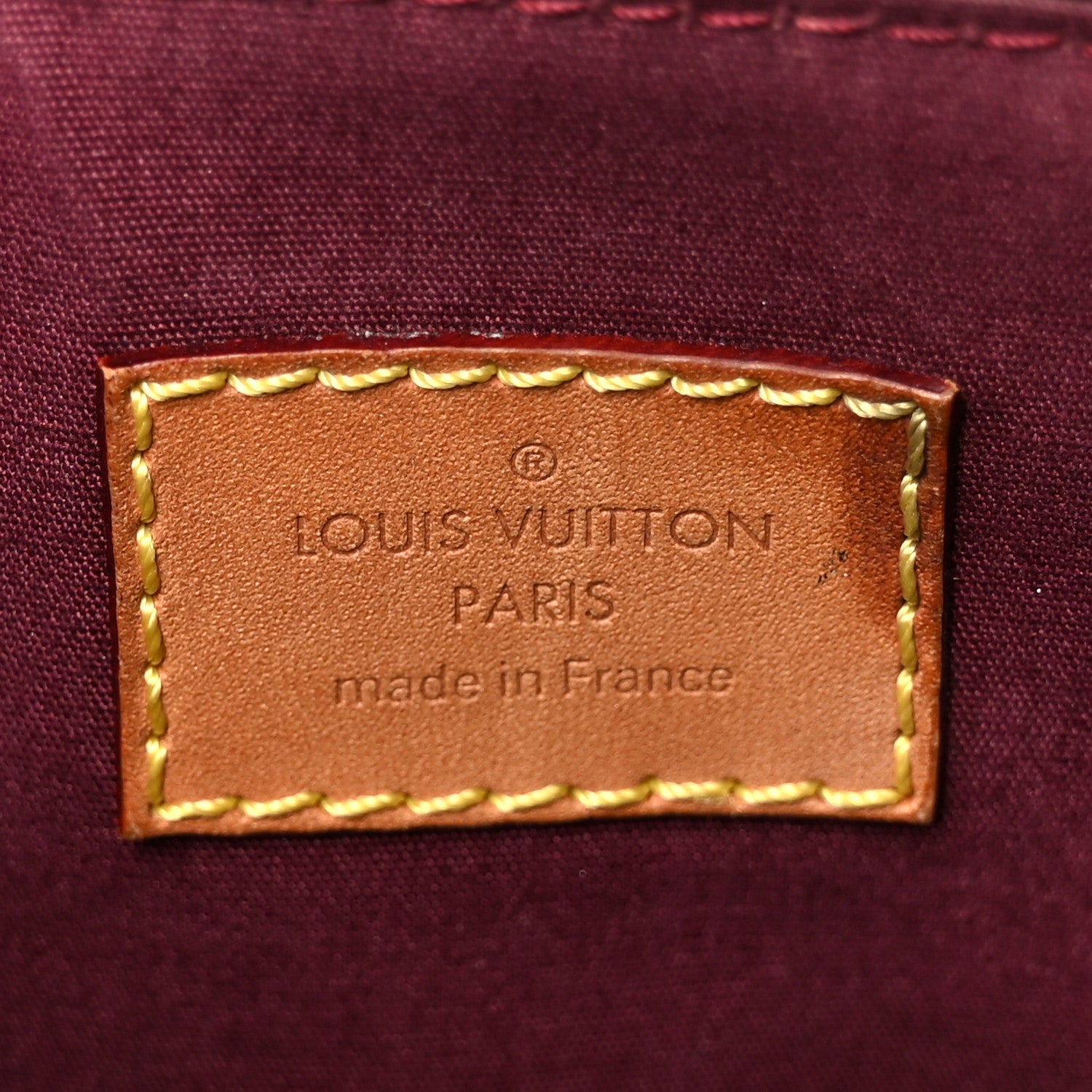 Louis Vuitton Vernis Alma PM Rouge Fauviste