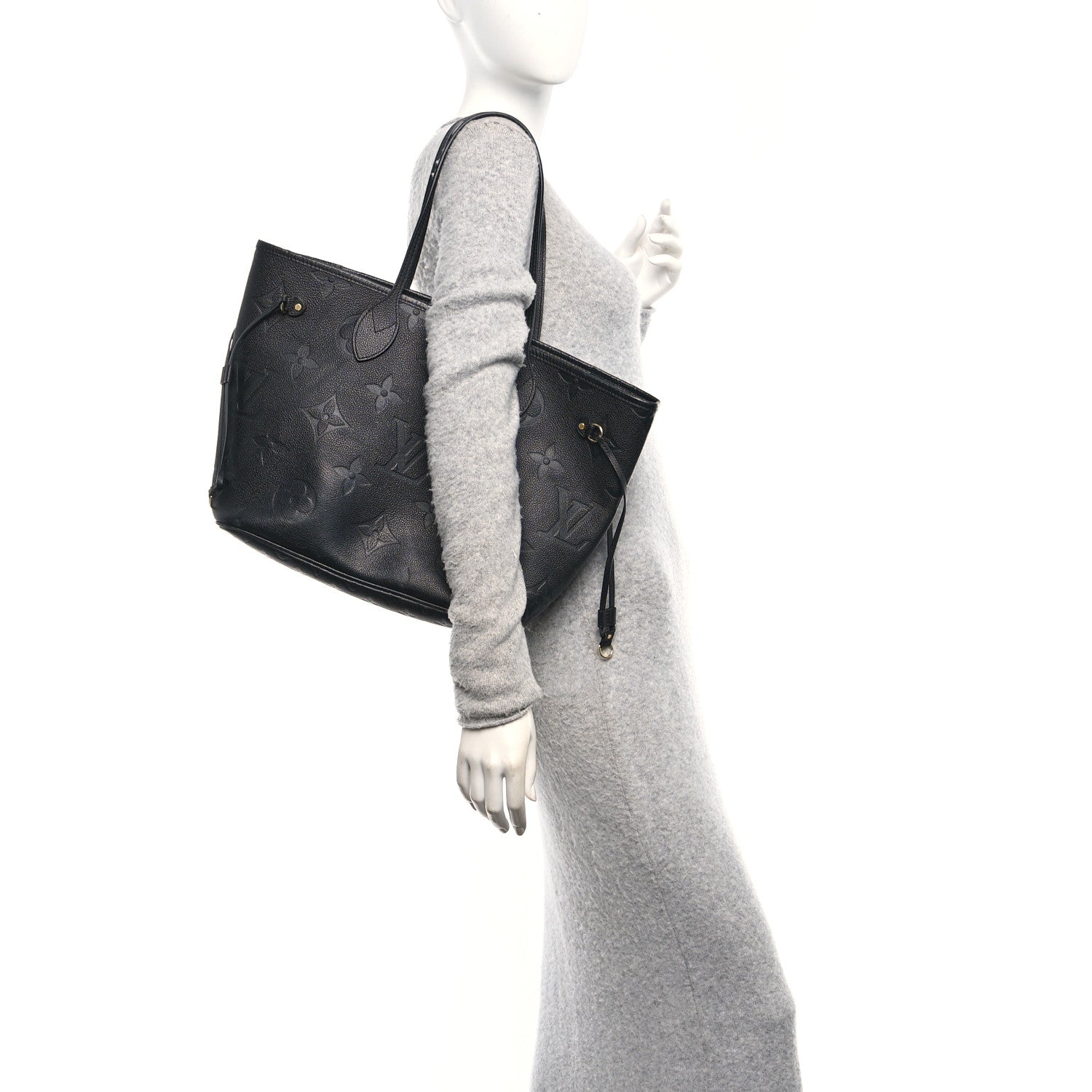 Louis Vuitton Empreinte Monogram Giant Neverfull MM Black