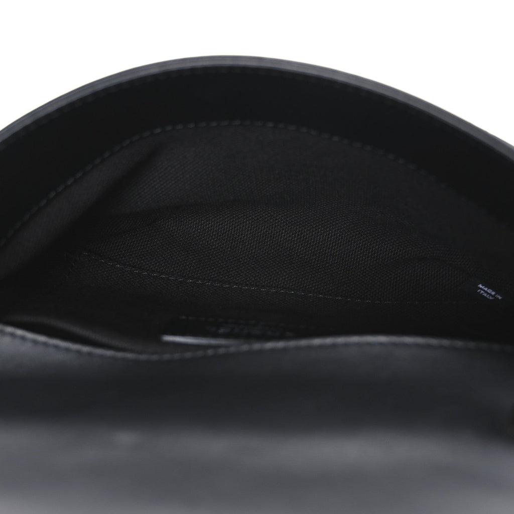 Chanel Calfskin Quilted CC Uniform Flap Belt Bag Black