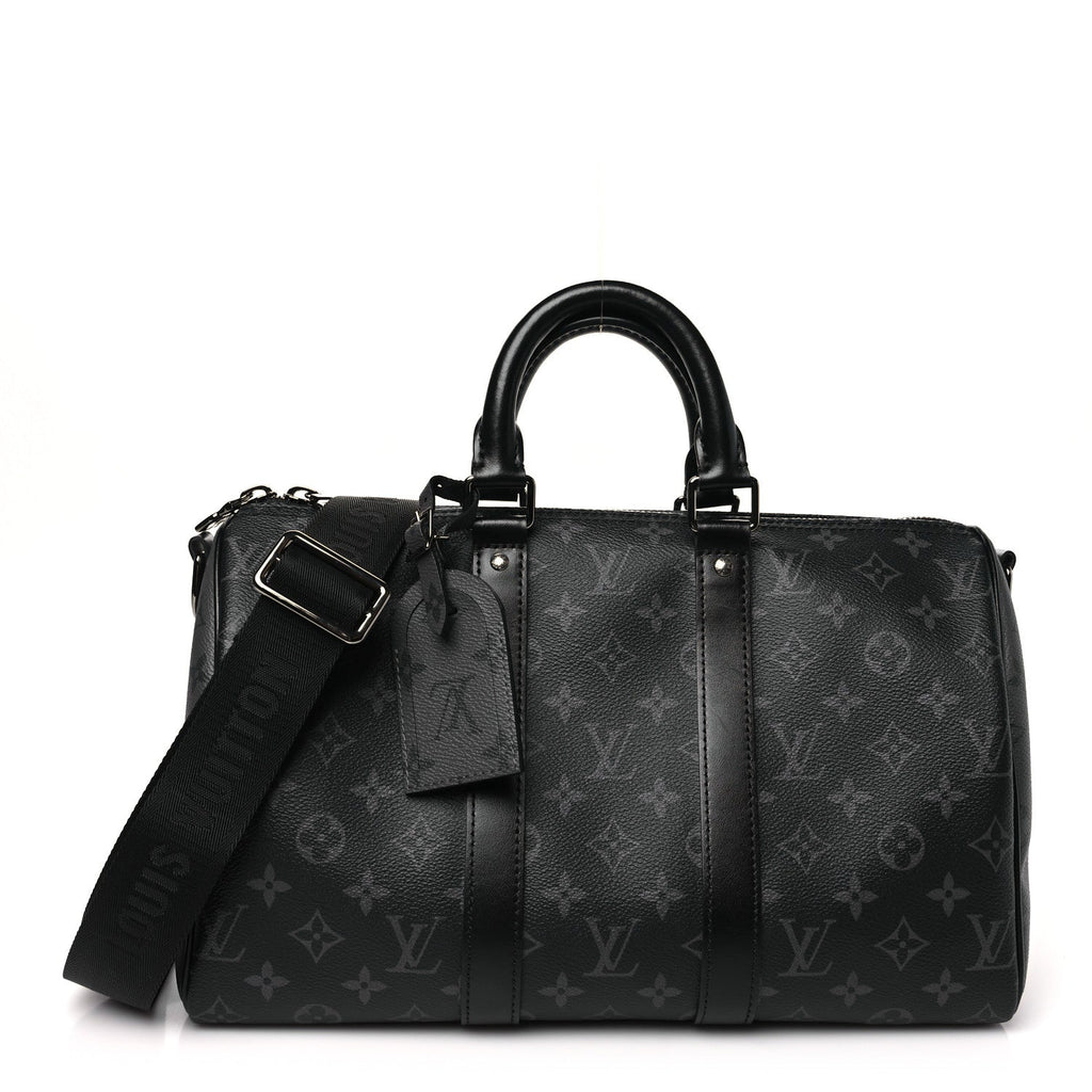 Louis Vuitton Monogram Eclipse Reverse Keepall Bandouliere 35