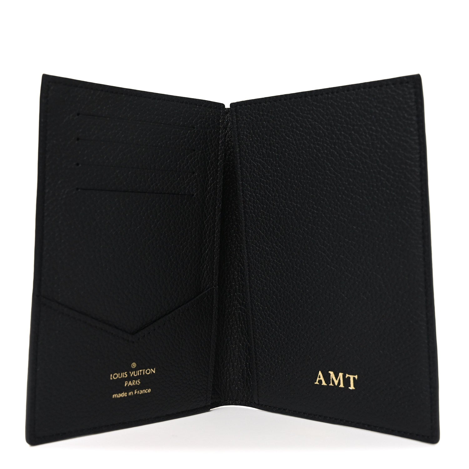 Louis Vuitton Empreinte Monogram Passport Cover Black