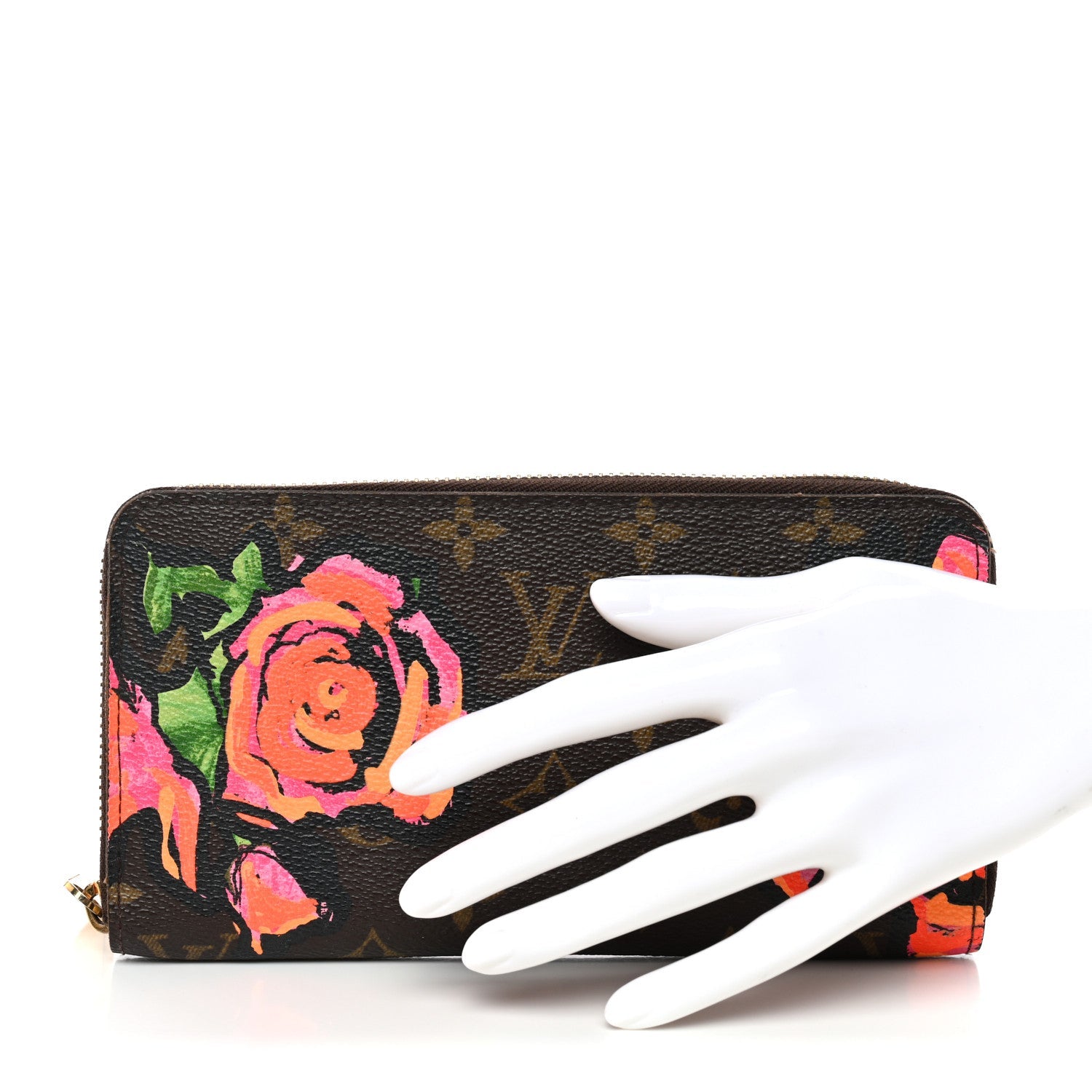Louis Vuitton Monogram Roses Zippy Wallet