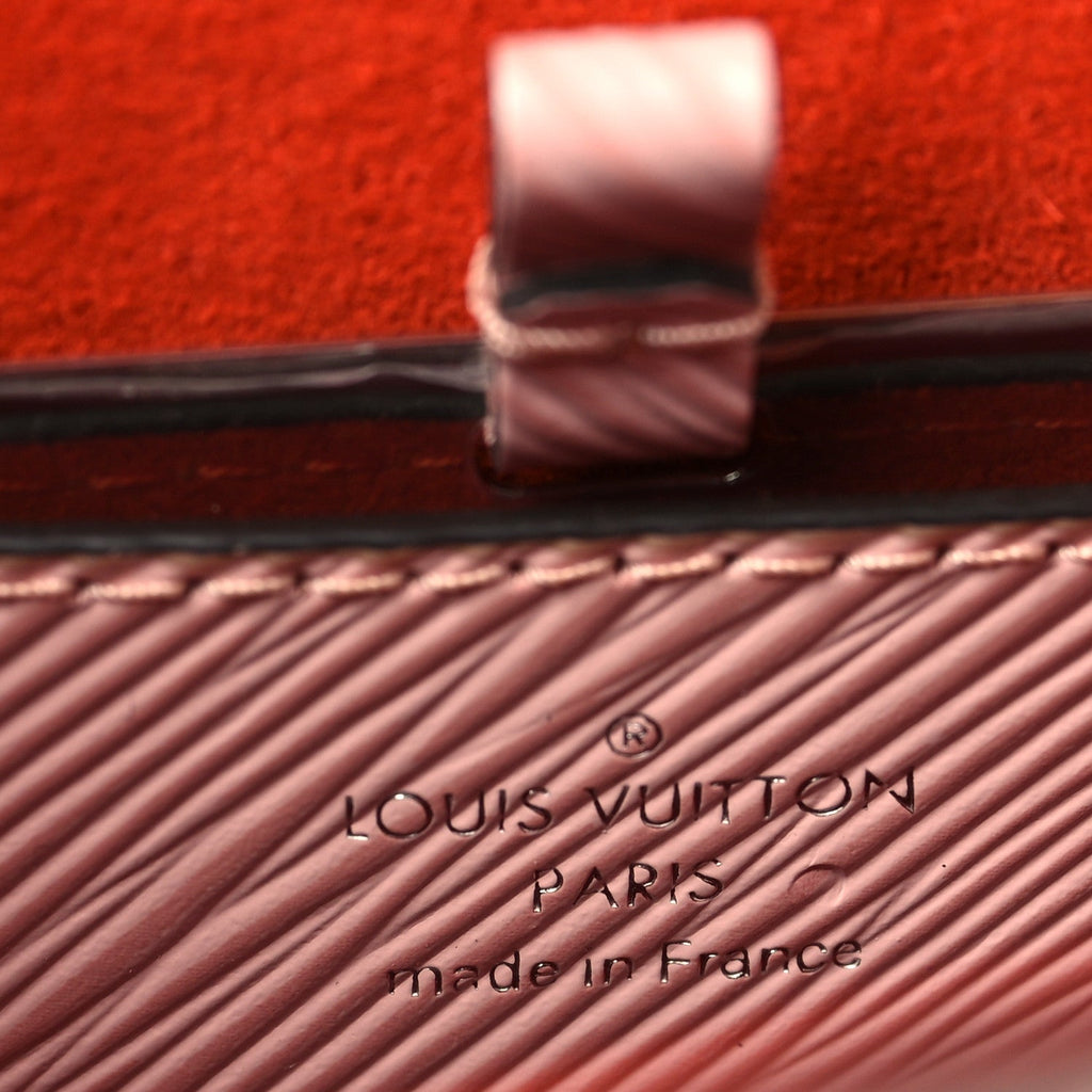 Louis Vuitton Epi Travel Stickers Twist Shoulder Bag Rose Ballerine