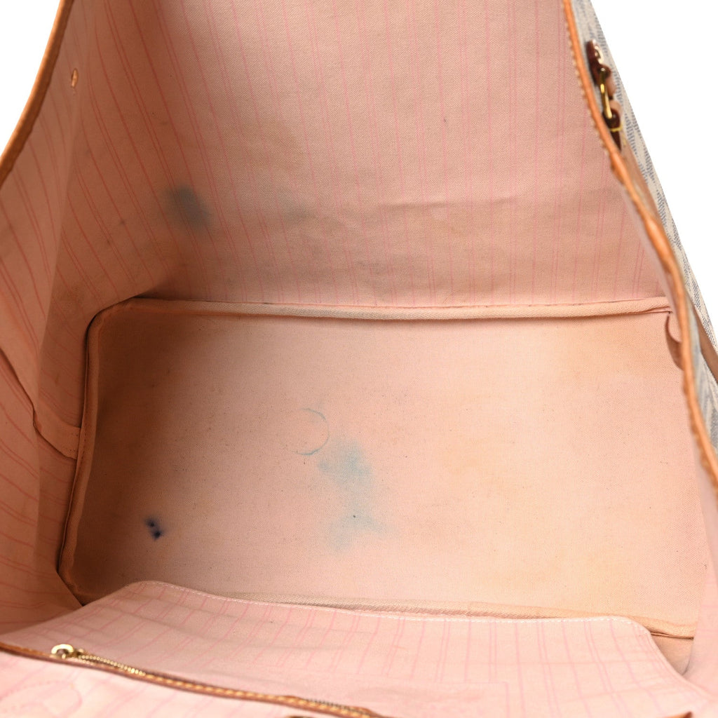 Louis Vuitton Damier Azur Neo Neverfull GM Rose Ballerine