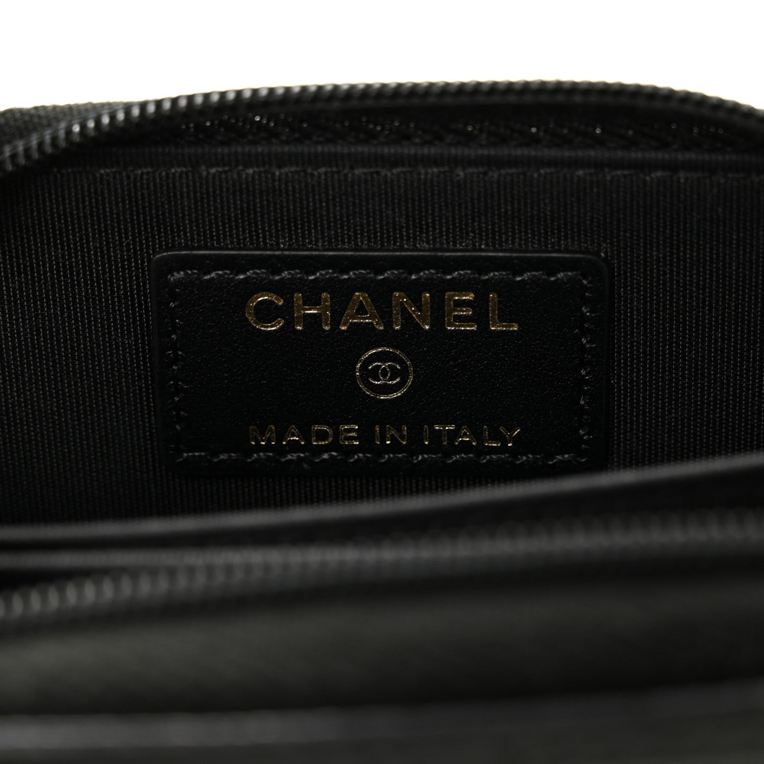 Caviar Timeless CC Zip Around Coin Purse Black