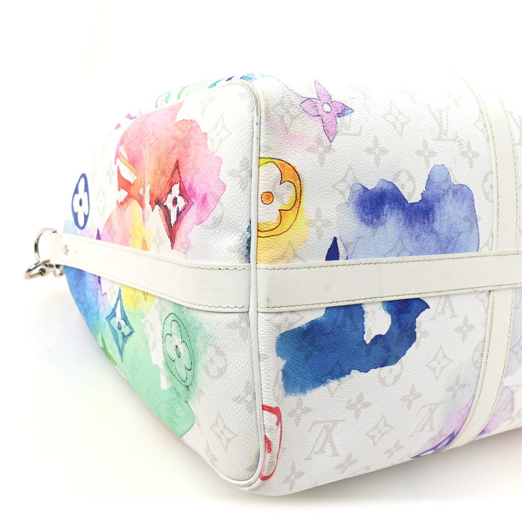 Louis Vuitton Monogram Watercolor Keepall Bandouliere 50 Multicolor